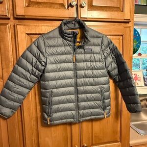 Patagonia Charcoal Quilted Jacket boys